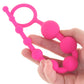 All About Anal Seamless Anal Beads in Pink