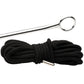 Master Series Roped Beaded Steel Anal Hook