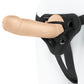 Pegasus Realistic 8 Inch Vibrating Strap-On in Light