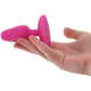Bang! Vibrating Silicone Butt Plug in Pink