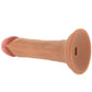 King Cock Elite Dual Density 7 Inch Silicone Cock in Brown