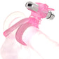 PinkCherry Dual Clit Flicker Cock Ring