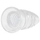 Crystal Jellies 5 Inch Anal Twist Butt Plug in Clear