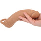 The Great Extender 9 Inch Extender & Stroker in Brown