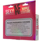 Nipple Couture Black Marabou Covers