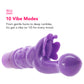 Rechargeable Butterfly Kiss Vibe in Purple
