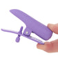 Nipplettes Vibrating Nipple Clamps in Purple