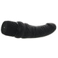 Black Velvet Veined Vibrating Dildo