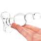 Clarity Utopian Reverie Beaded Glass Butt Plug