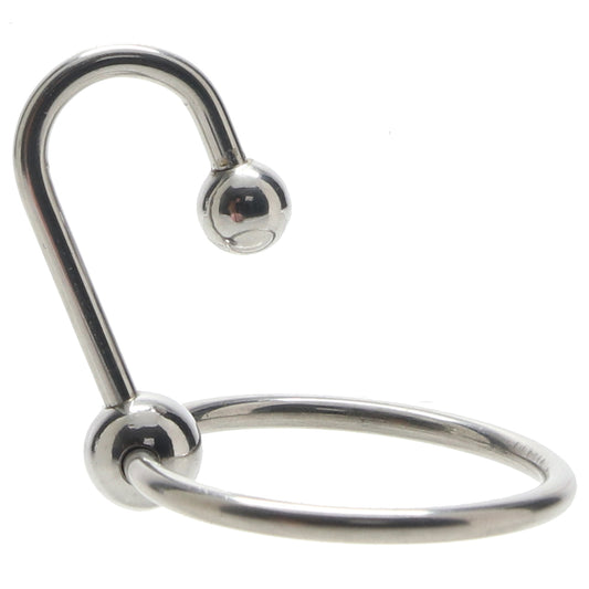Blueline Steel Sperm Ball Tipped Stopper with Ring