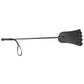 Leather Foot Riding Crop in Black