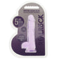 RealRock 5 Inch Realistic Ballsy Dildo in Purple