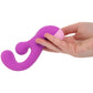 Bang! Gyro Silicone Rabbit Vibe in Purple