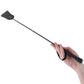 Leather Foot Riding Crop in Black
