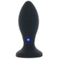 Booty Bling 3 Inch Jeweled Vibrating Butt Plug in Purple