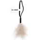 S&M Peaches 'n CreaMe Wrist Feather Ticker in Cream