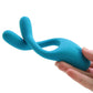 Tryst V2. Multi-Erogenous Silicone Vibe in Teal