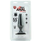 All About Anal Seamless Silicone 5.5" Butt Plug in Black
