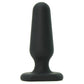 All About Anal Seamless Silicone 3" Butt Plug in Black