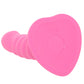 Colours 5 Inch Ribbed Remote Vibe in Pink