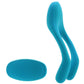 Tryst V2. Multi-Erogenous Silicone Vibe in Teal
