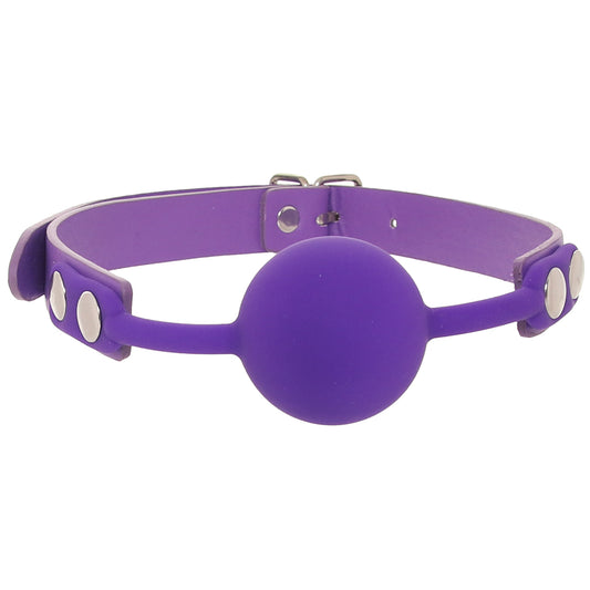 Ouch! Silicone Ball Gag in Purple