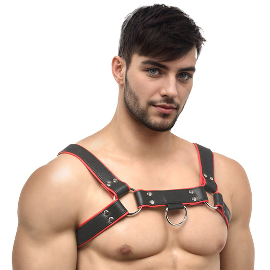 Strict Leather English Bulldog Harness
