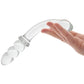 Clarity Celestial Zenith Double-Ended Glass Dildo