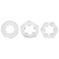 Crystal Jellies Performance Cock Ring Set in Clear