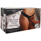 Master Series 9 Inch Silicone Dildo with Harness