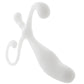 Blue Line 5 Inch P-Spot Massager in White
