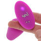 Bang! Vibrating Silicone Butt Plug in Purple