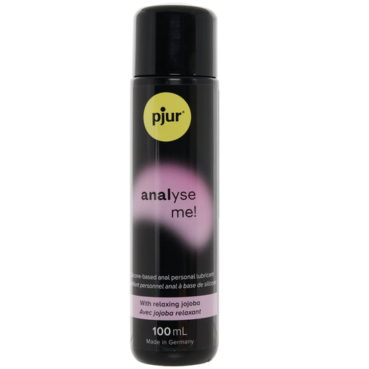 analyse me! Silicone Based Anal Lube in 3.4oz/100ml