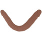 Silicone Studs Bend & Hold 12 Inch Dildo in Brown