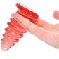 Crystal Jellies 5 Inch Anal Twist Butt Plug in Pink