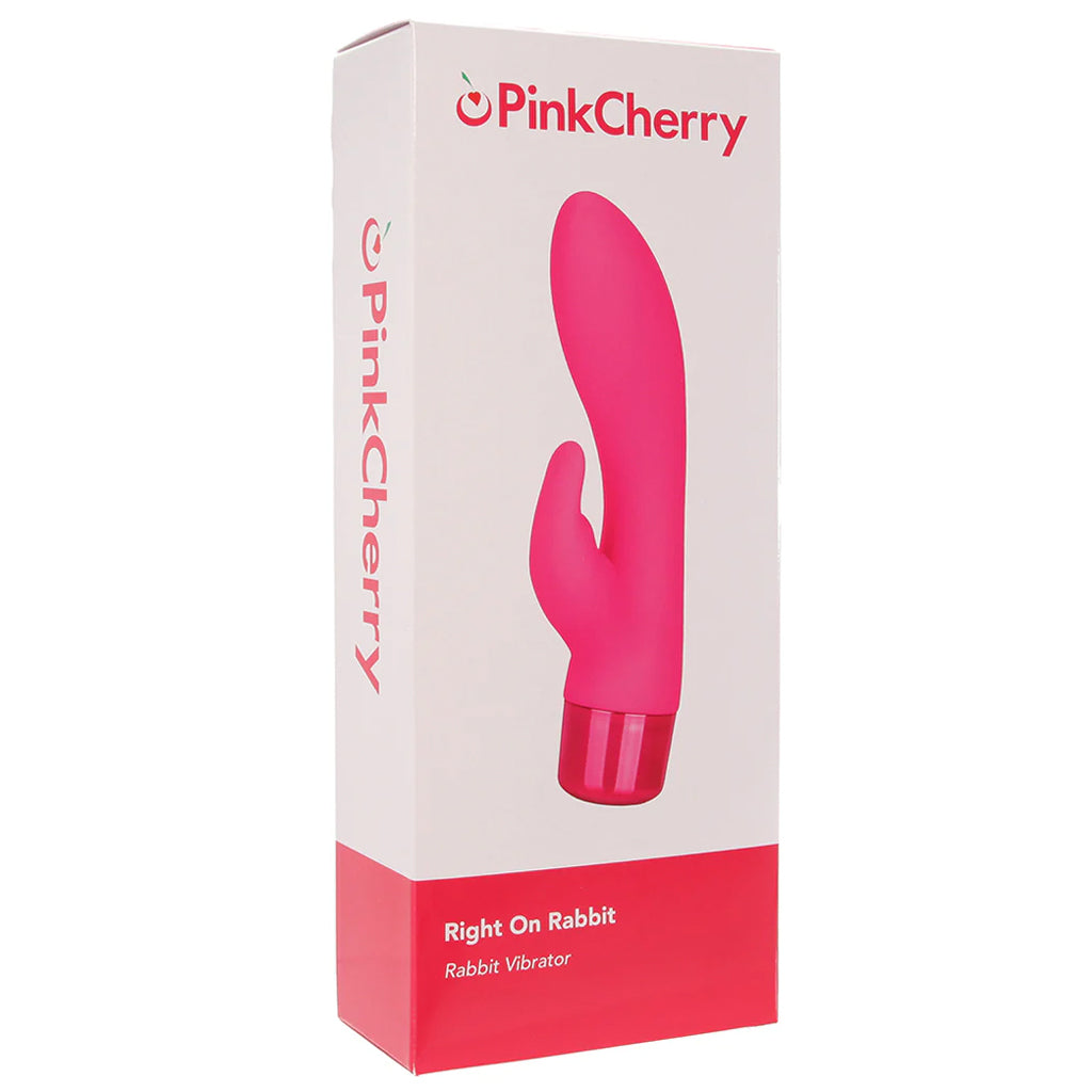 y⭐︎Rabbit PinkCherry Right On Rabbit Silicone Dual Motor Vibe – PinkCherry