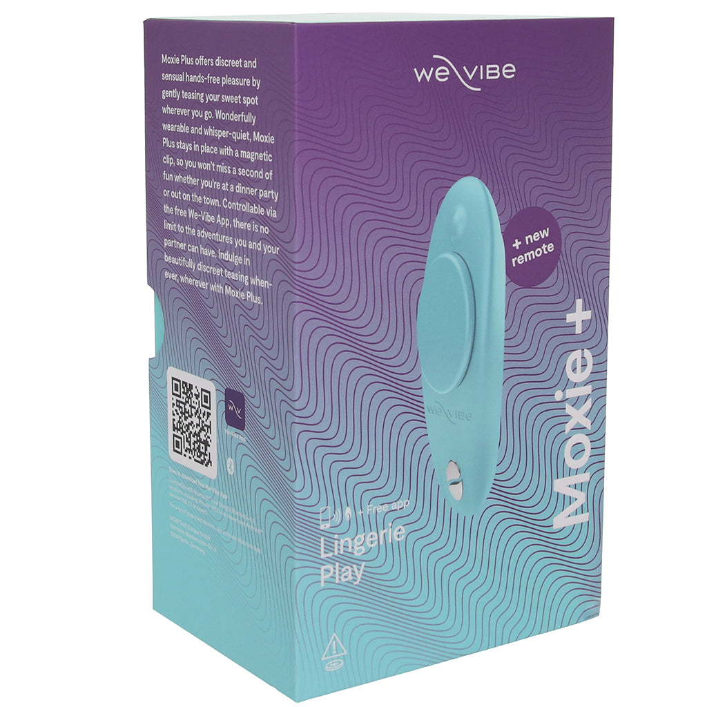 We-Vibe Moxie+ Wearable Clitoral Vibe in Aqua – PinkCherry Canada