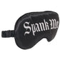 Ouch! Printed Satin Spank Me Blindfold