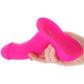 Pegasus Realistic 6.5 Inch Vibrating Strap-On in Pink