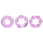 Crystal Jellies Performance Cock Ring Set in Purple