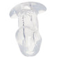 Master Series Dicked Hollow Anal Plug in Small