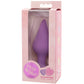 Candy Hearts F**k Me Medium Butt Plug in Purple