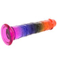 Crystal Jellies 7.5 Inch Classic Dildo in Rainbow