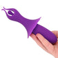 Sienna Fluttering Silicone Vibe in Purple