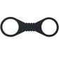 Sex & Mischief Shadow Silicone Cuffs in Large