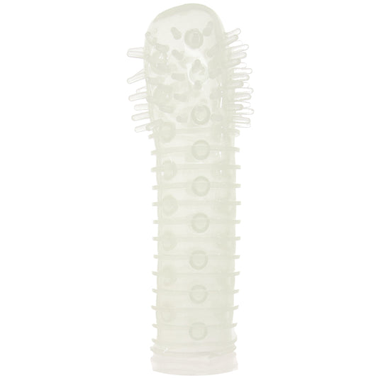 Textured Reversable Pleasure Sleeve in Glow-In-The-Dark