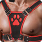 Master Series Alpha Pup Bulldog Harness in Red