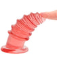 Crystal Jellies 5 Inch Anal Twist Butt Plug in Pink