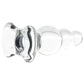 Clarity Utopian Reverie Beaded Glass Butt Plug