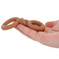 Cooper Liquid Silicone Dual Super Stretch C-Ring in Tan
